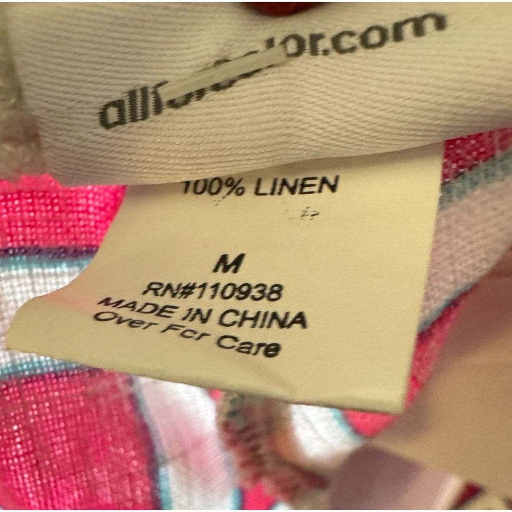 All For Color Pink Charmer Reni Beach Pant Women Size Medium - Picture 6 of 7